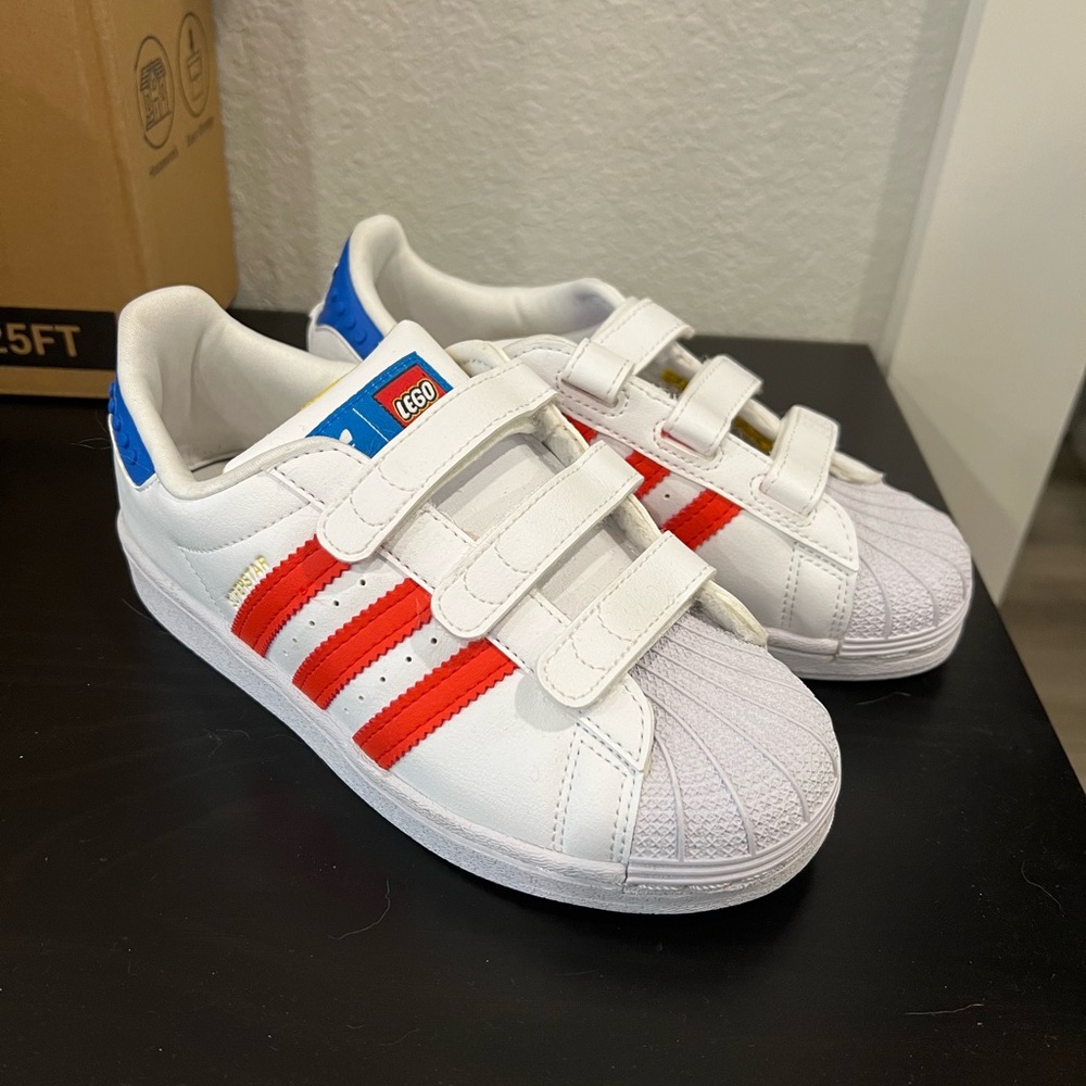 Adidas Superstar LEGO Kidsh Shoes Size 1